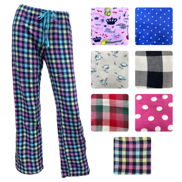 Wholesale Ladies PJ Pants – Asst. Styles and Patterns (XS-3XL) - Image 3