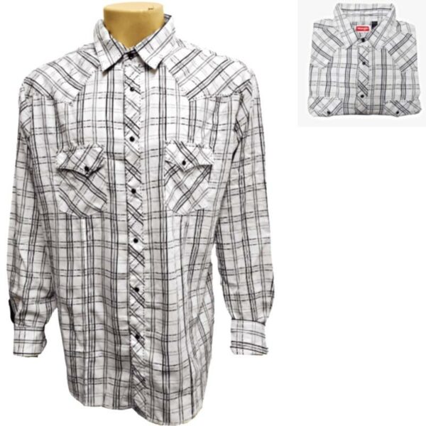Wholesale Men's Brand Name Dress Shirt Long Sleeve (Sizes: S-XL) - Image 3