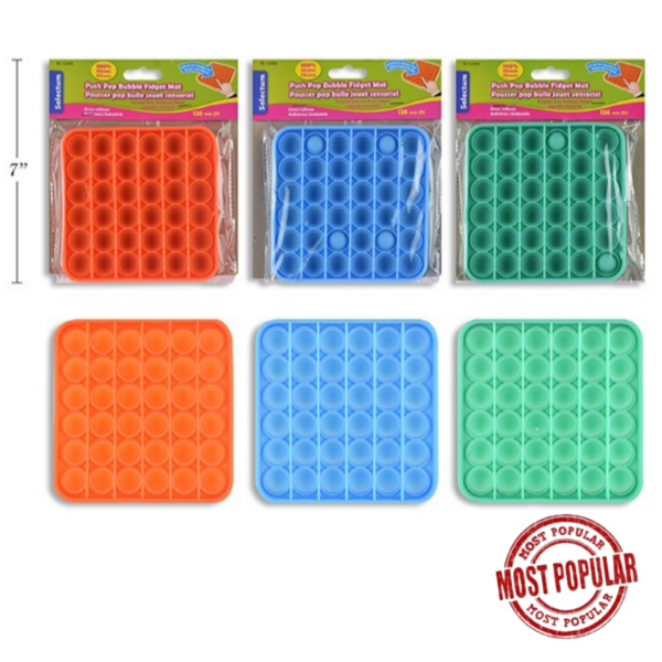 Wholesale Selectum Pop It Bubble Toy - Asst. Colours