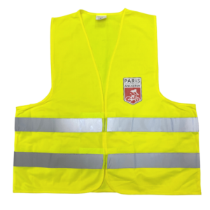 Custom Safety Vest Yellow Mesh with Reflective Strips