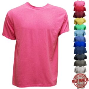 Wholesale Adult Soft-Style Cotton T-shirt – Asst. Colours (Size 3X-Large)