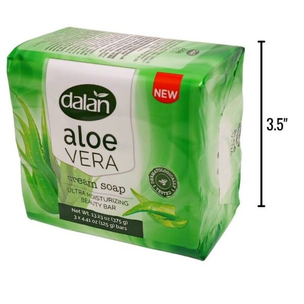 Wholesale Aloe Vera Bar Soap 125g, 3-Pack ($1.10 Each) - Image 2