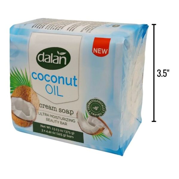 Wholesale Coconut Oil Bar Soap 125g, 3-Pack ($1.10 Each) - Image 2