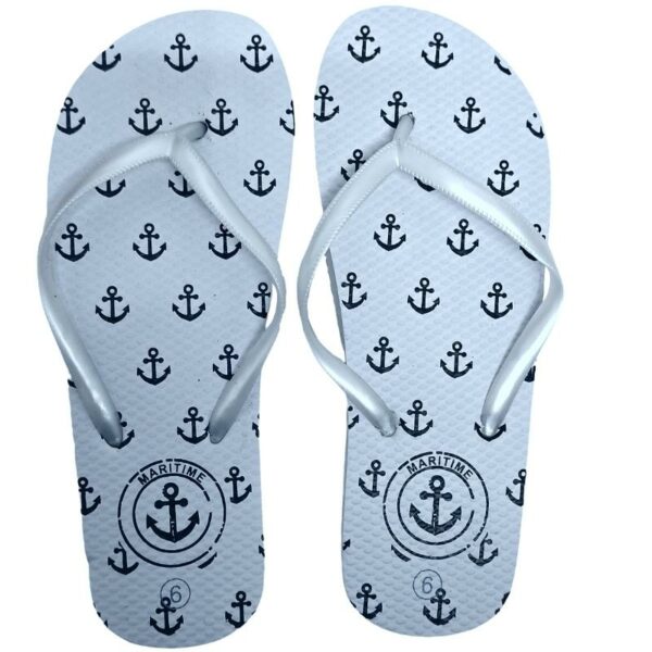 Wholesale Ladies Anchor Flip-Flops (Size: 6-10) - Image 4