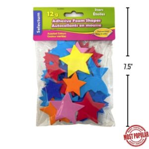 Wholesale Selectum Foam Stickers – Asst. Stars (12g)