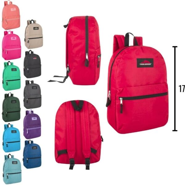 Wholesale Trailmaker 17" Backpack- Asst. Colours