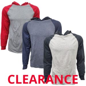 Wholesale Adult Lightweight Hoodie – Asst 2-Tone Colours (Size_ S-2XL)