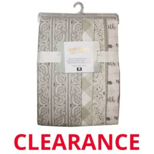 Wholesale Baby Receiving Blankets, Asst. Prints in Grey – 4-Pack ($3.25 Each)