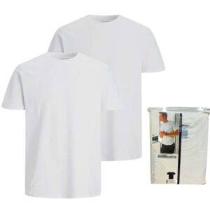 Wholesale Brand Name Adult White Crew Neck T-Shirt, 2-Pack Size_ XL