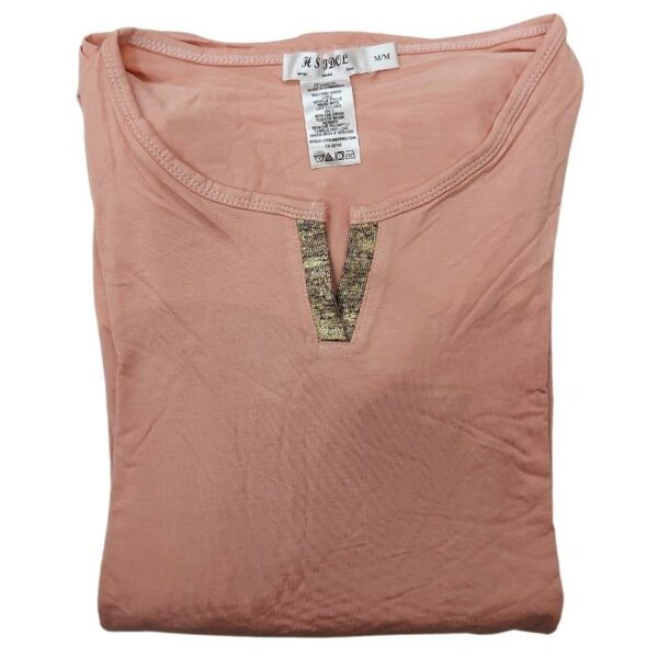 Wholesale Ladies' 2-Piece Pajama Set: Tee & Shorts (Size: S–XL) - Image 7