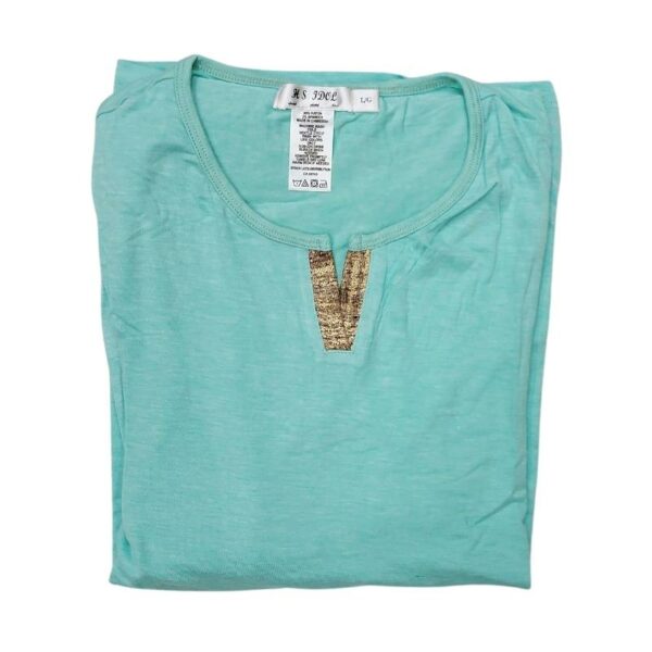 Wholesale Ladies' 2-Piece Pajama Set: Tee & Shorts (Size: S–XL) - Image 4