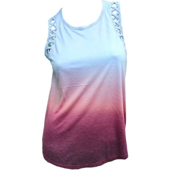 Wholesale Ladies’ Ombre Tank Tops - Asst. Colours (Size XXS – XL) - Image 3