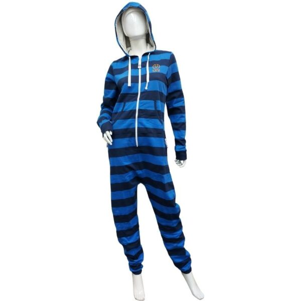 Wholesale Adult Onesie - Blue Stripe (Size: XS - XXL) - Image 3