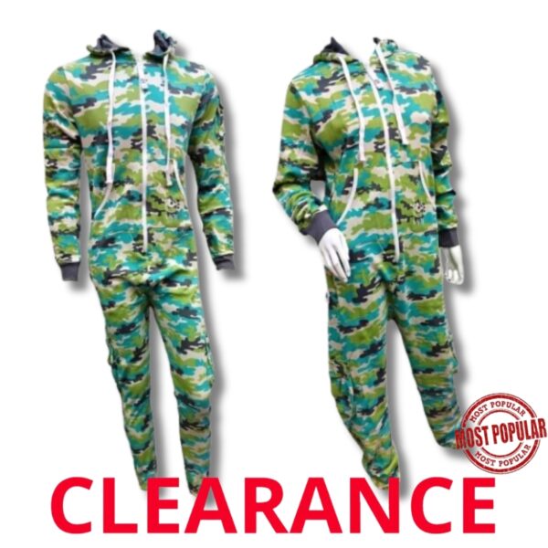 Wholesale Adult Onesie – Camouflage