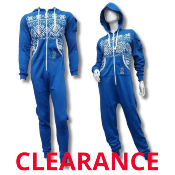 Wholesale Adult Onesie – Royal (Size: XS – XXL)