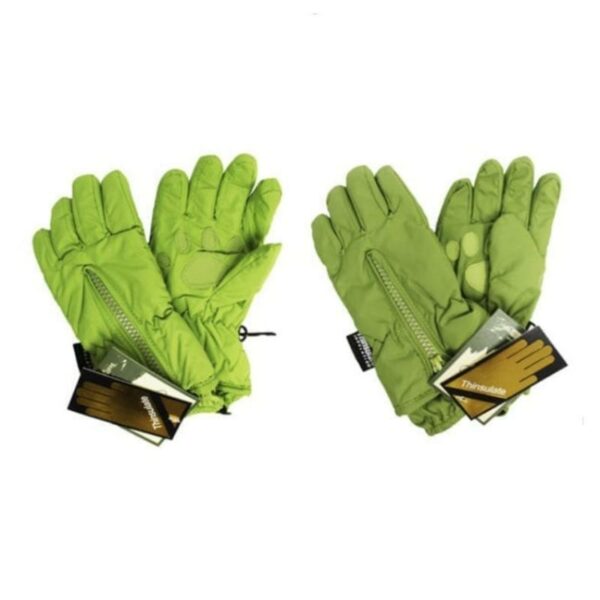 Wholesale Children’s Nylon Ski Gloves with Zipper (2-6 Years)