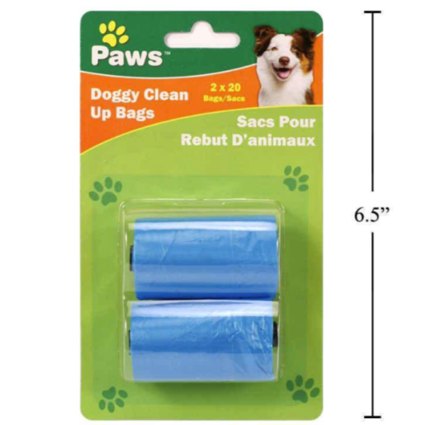 Wholesale Doggy Clean Up Bags, 40-pack ($0.05 Each)