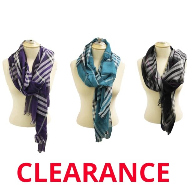 Wholesale Ladies’ Assorted Plaid Fall Fashion Scarf