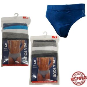 Wholesale Men’s Cotton Briefs- Asst Colours, 3-Pack – Size_ S-XL ($2.75 Each)