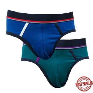 Wholesale Men’s Cotton Briefs- Asst Colours – Size_ Medium