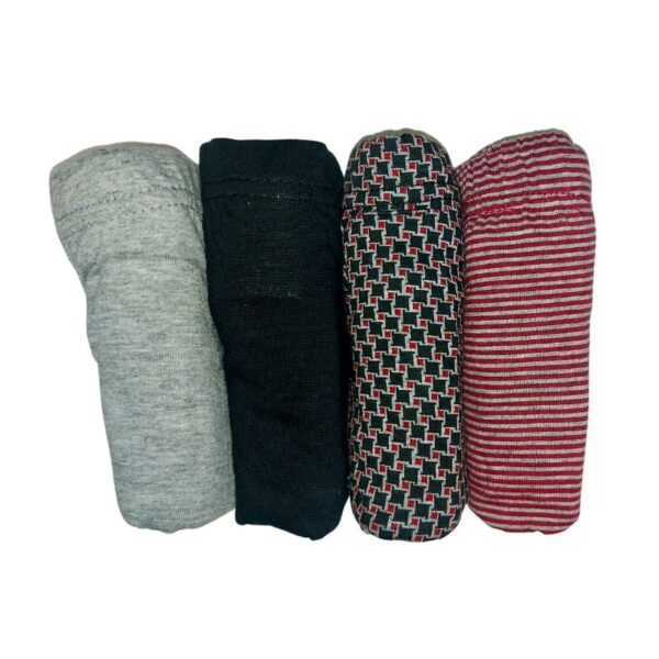 Wholesale Men’s Cotton Briefs- Asst Colours/Patterns - Size: Large - Image 6