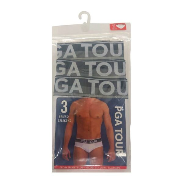 Wholesale Men’s Cotton Spandex Briefs- Asst Colours, 3-Pack - Size: S-XL ($2.75 Each) - Image 4