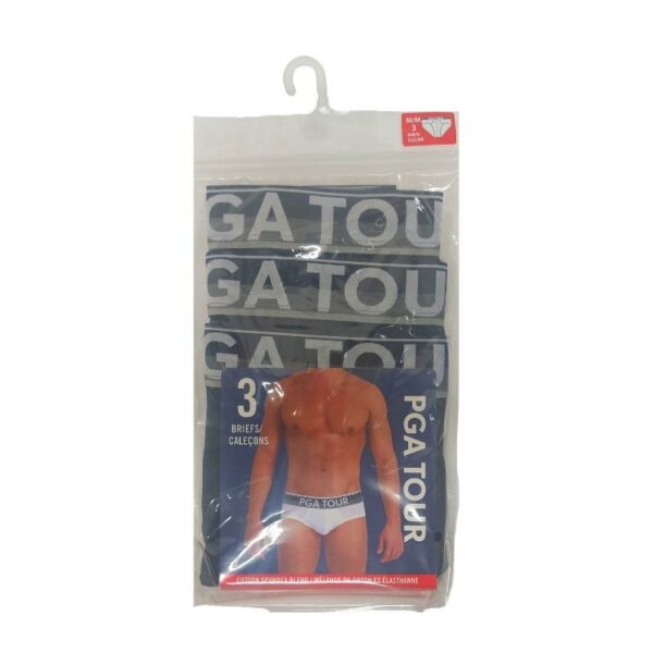 Wholesale Men’s Cotton Spandex Briefs- Asst Colours, 3-Pack - Size: S-XL ($2.75 Each) - Image 3