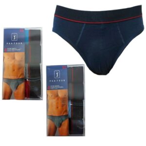 Wholesale Men’s Cotton Sports Briefs- Asst Colours, 4-Pack – Size_ Medium ($2.75 Each)