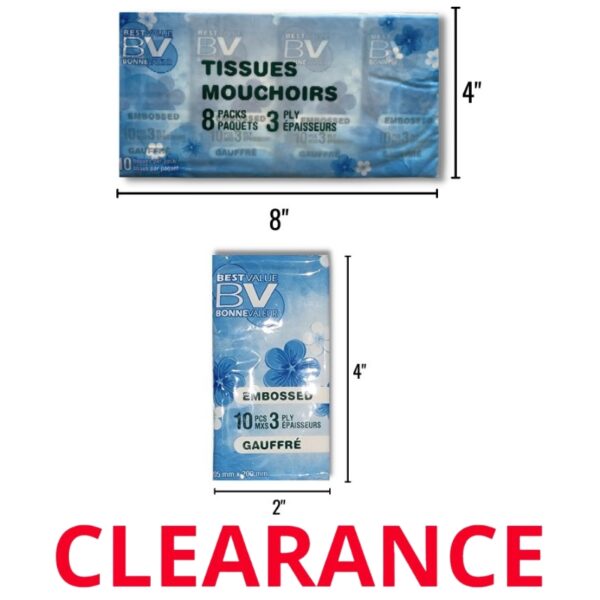 Wholesale Pocket Tissues, 8-Pack ($0.35 Each)
