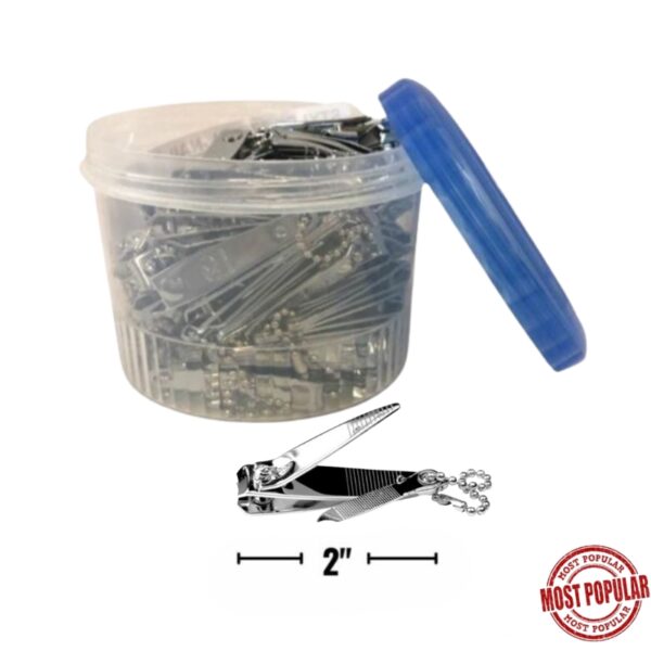 Wholesale Small Nail Clippers in Tub (72 pcs.)