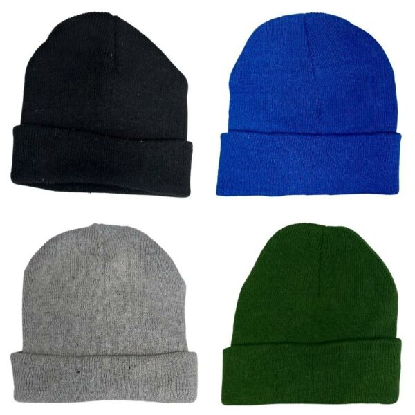Wholesale Toddler Boy's Toque with Cuff – Asst Colours (Size 2-3 Years) - Image 6
