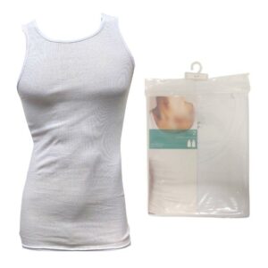 Wholesale Men’s White Tank Top, Size_ Small – 2-Pack ($2.50 Each)