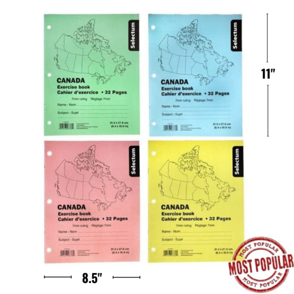 Wholesale 4-Pack Exercise Books