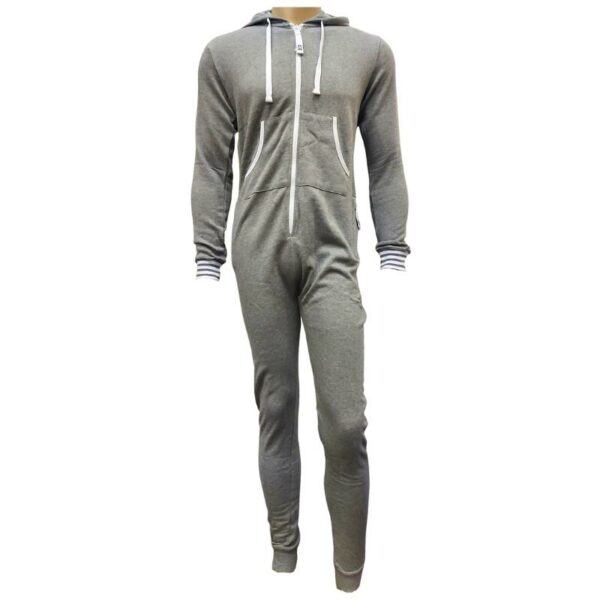 Wholesale Adult Onesie - Grey (Size: XL) - Image 2