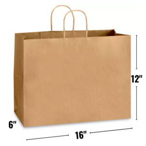 Wholesale Kraft Gift Bag (16 x 6 x 12)