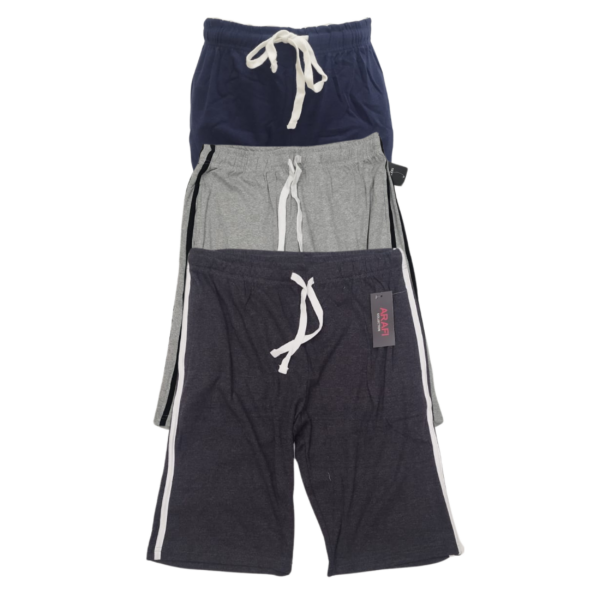 Wholesale Mens Striped Sports Shorts - Assorted Colours (Size: S–XXL)