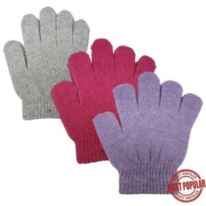 Wholesale Girls’ Gloves, Asst. Colours (4-6x)