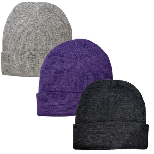 Wholesale Ladies Cuffed Toque – Asst. Colours