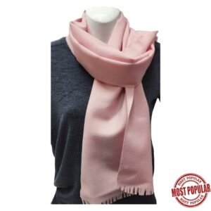 Wholesale Ladies Wool Scarf- Pink