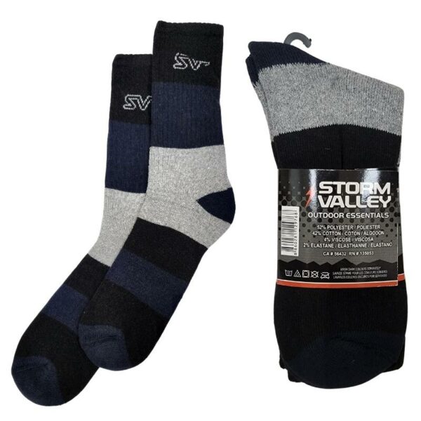 Wholesale Men's Winter Boot Sock, 3-Pack - Size 10-13 ($3.00 Each) - Image 4