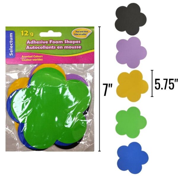 Wholesale Selectum Foam Stickers, Flower Shapes (12g) - Image 4