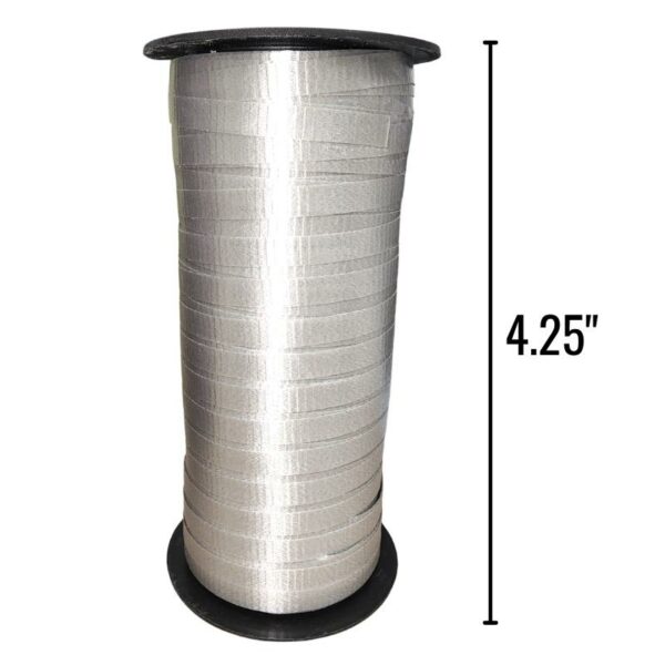 Wholesale Silver Ribbon, Jumbo Roll - 300 Feet - Image 2
