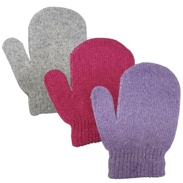 Wholesale Toddler Girls Mittens, Asst. Colours (2-3 Years) - Image 5