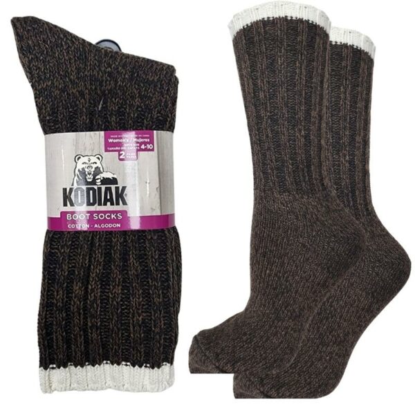 Wholesale Ladies Winter Boot Sock, 2-Pack - Size 4-10 ($3.00 Each) - Image 7