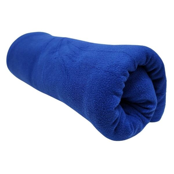 Wholesale Polar Fleece Blanket - Shades of Royal Blue (Size: 60" x 80") - Image 2