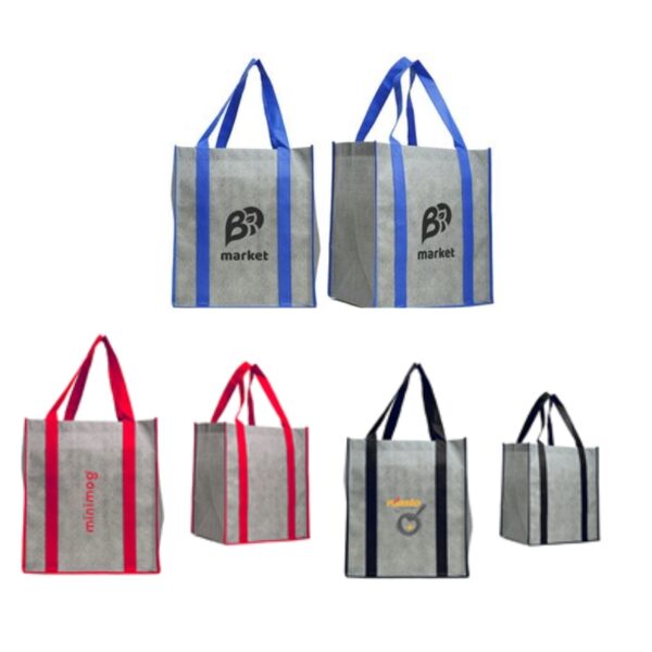 Heathered Jumbo Non-Woven Tote