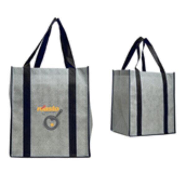 Custom Heathered Jumbo Non-Woven Tote - Image 2