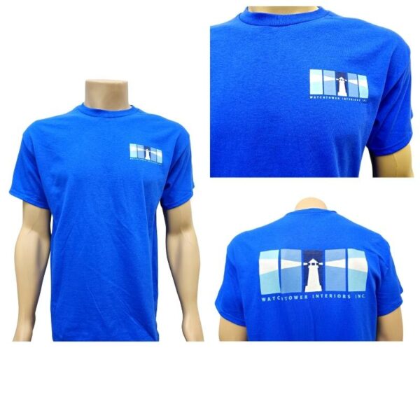 Custom Adult Crew Short Sleeve T-Shirt (Sizes S - 2XL)