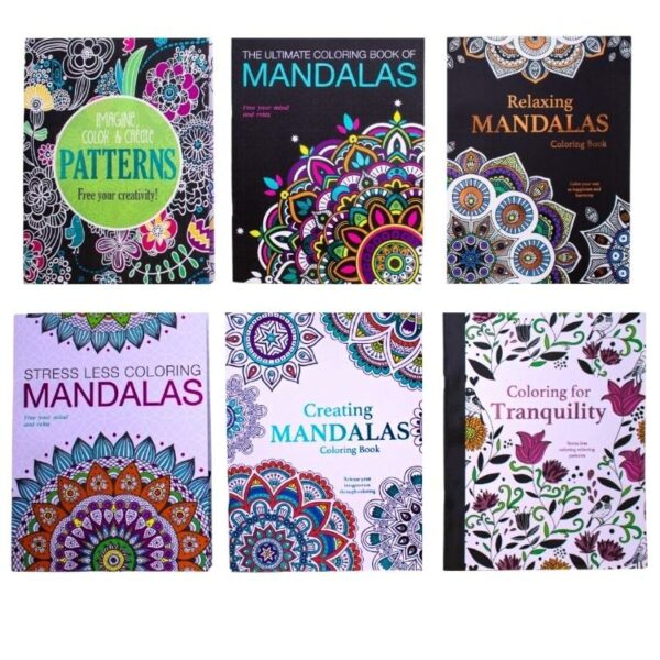Wholesale Adult Colouring Books - Asst. Styles (Size 8.5″ x 11″) - Image 6
