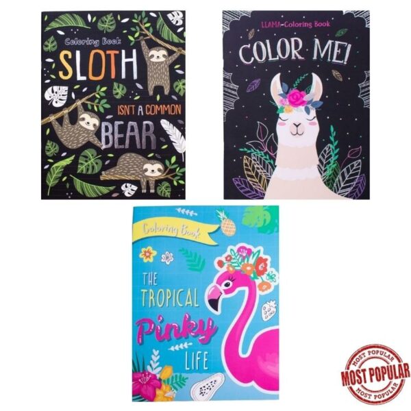 Wholesale Adult Colouring Books – Asst. Styles (Size 8.5″ x 11″)